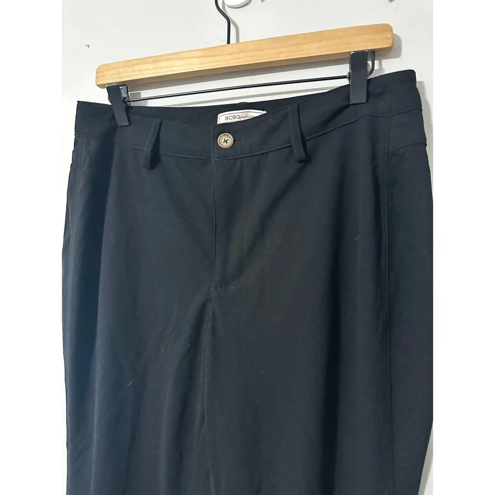 BCBGeneration Black‎ Ankle Length Trousers Pants Women's Size M